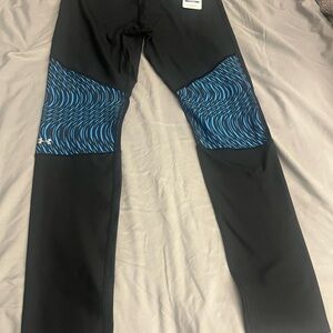 Black and Blue Athletic Leggings